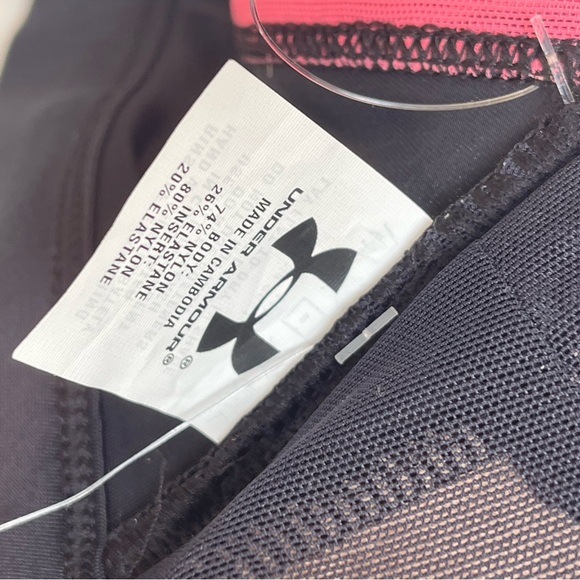 NWT 2 Piece Under Armour Bathing Suit Bikini Swim Set UPF 30 UA Fitted - M Black - Picture 5 of 9